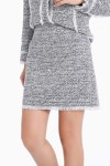 Trimmed Tweed Skirt Trimmed Tweed Skirt