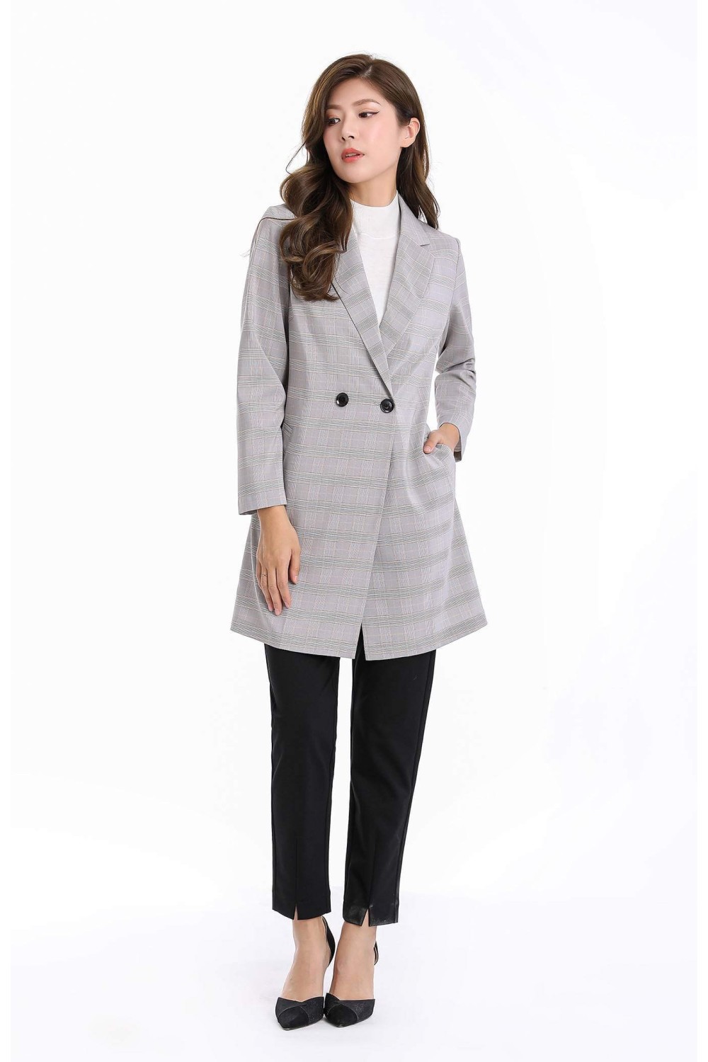 Checks Long Coat Checks Long Coat