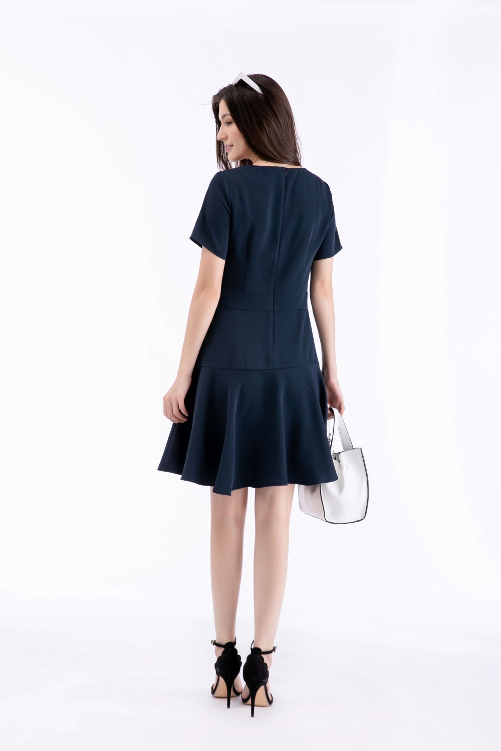 Solid Fit & Flare Dress Solid Fit & Flare Dress