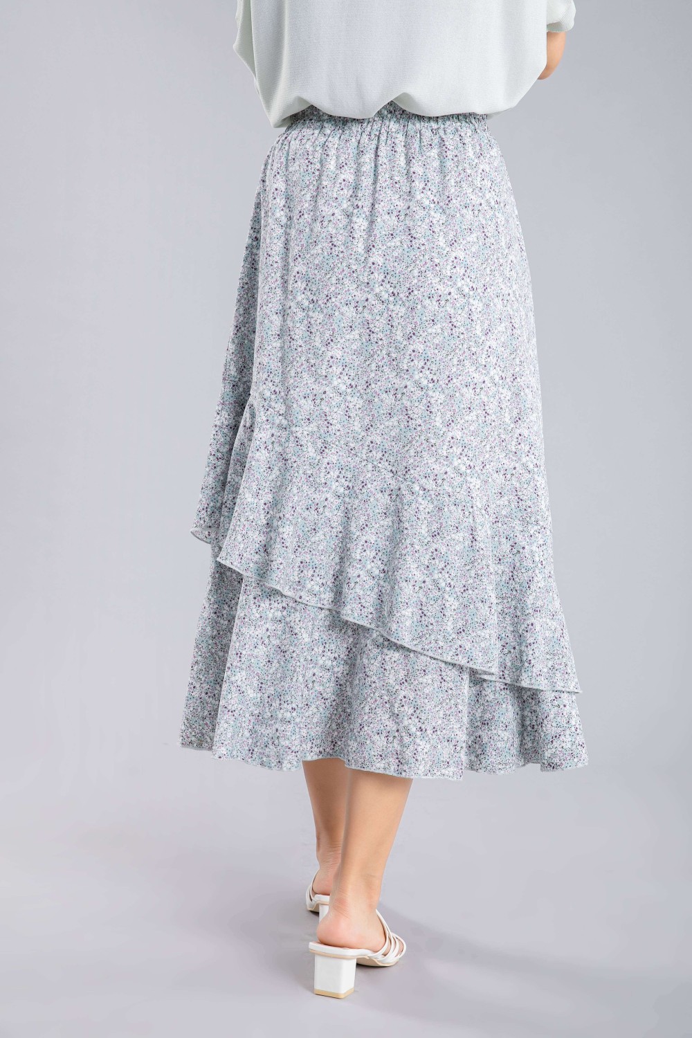 Floral 3-Tier Ruffle Skirt Floral 3-Tier Ruffle Skirt