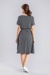 Stripes Dress With Belt Stripes Dress With Belt