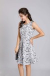 Jacquard Sleeveless Dress