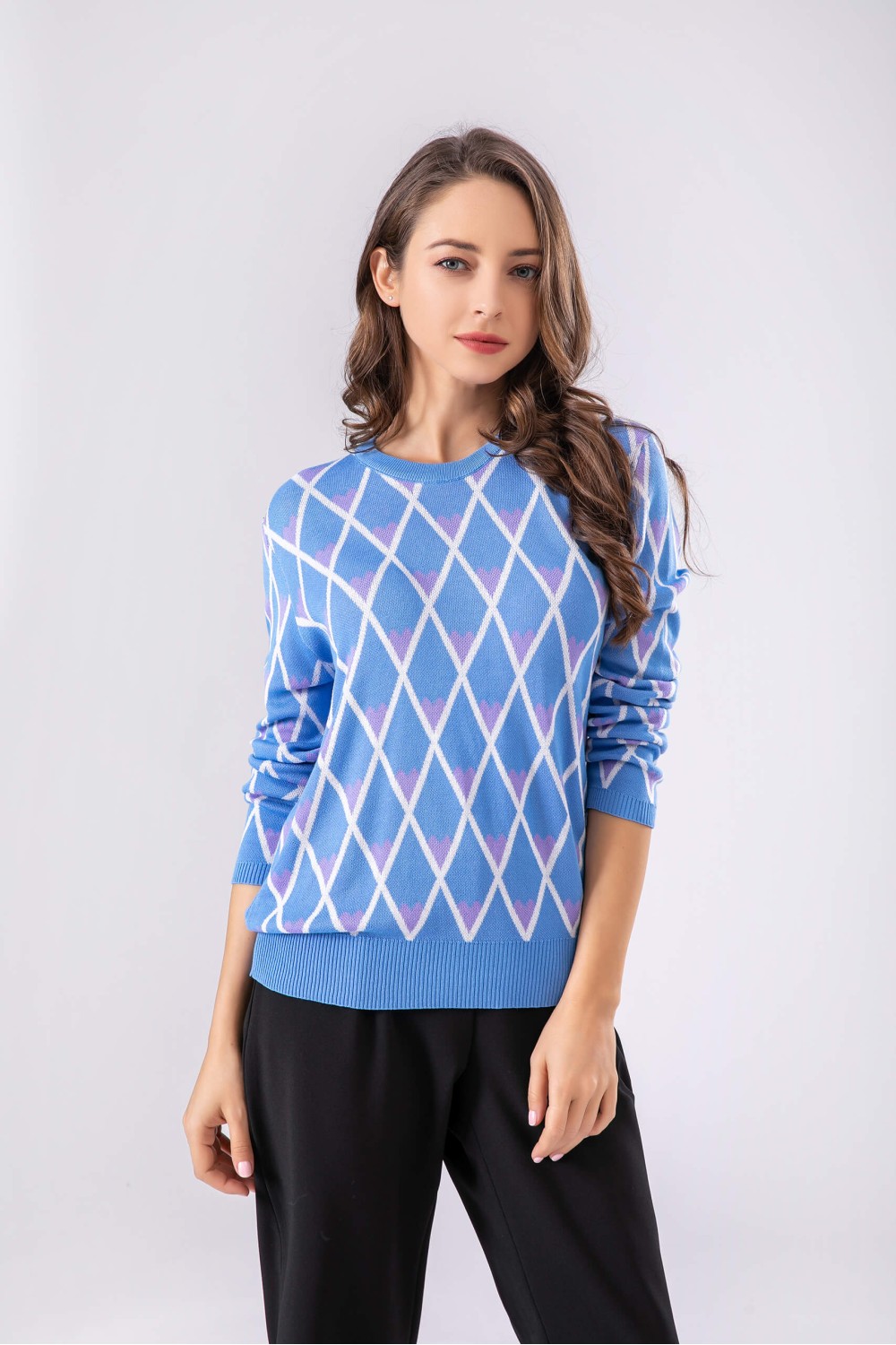 Diamond Pattern Knit Top Diamond Pattern Knit Top
