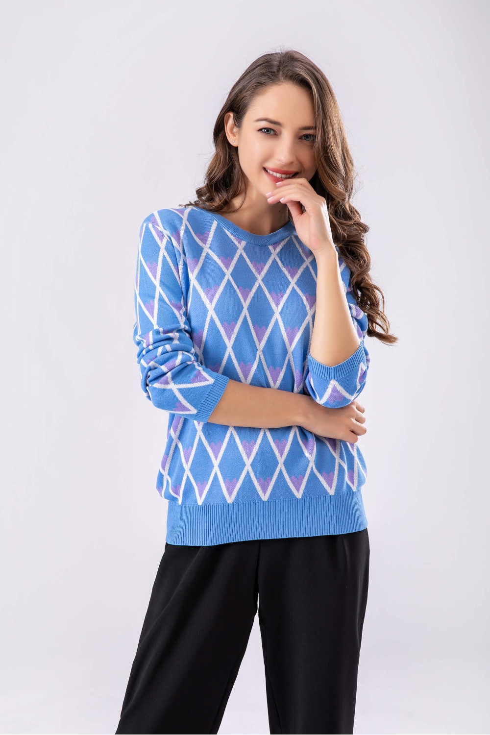 Diamond Pattern Knit Top Diamond Pattern Knit Top