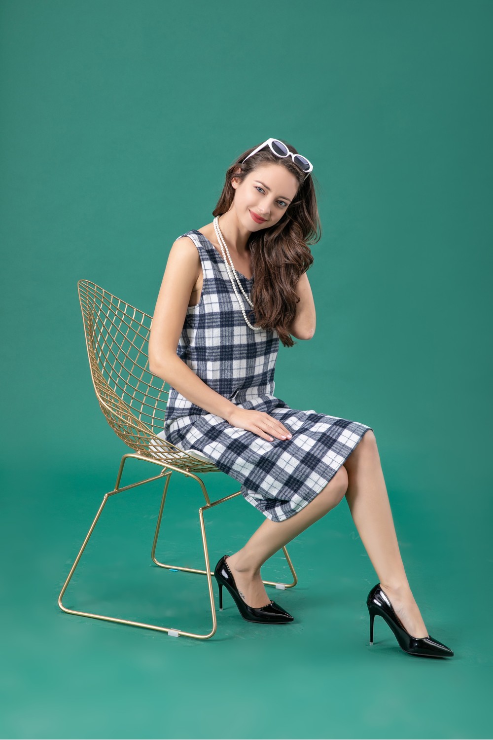 V-neck Sleeveless Dress V-neck Sleeveless Dress