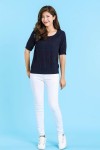 Elastic Waist Lace Blouse Elastic Waist Lace Blouse