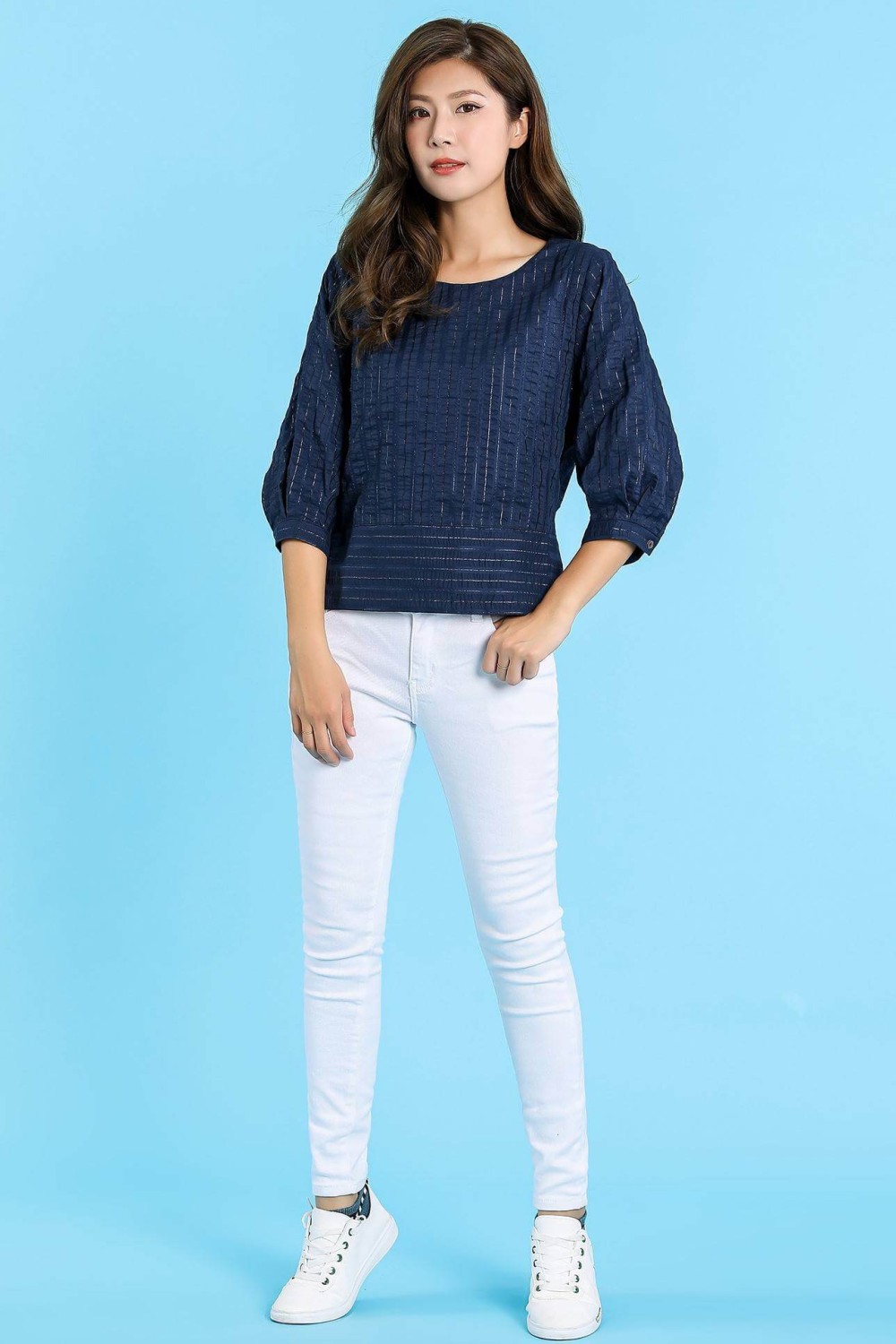 Navy Short Blouse Navy Short Blouse
