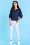 Navy Short Blouse Navy Short Blouse
