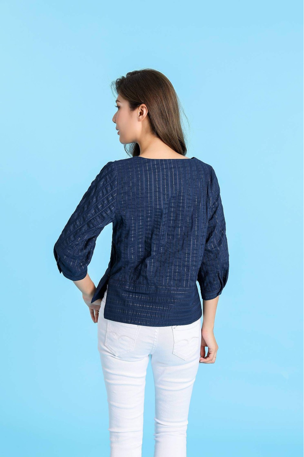 Navy Short Blouse Navy Short Blouse