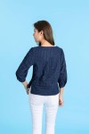 Navy Short Blouse Navy Short Blouse