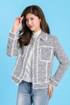 Trimmed Tweed Jacket Trimmed Tweed Jacket