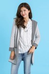 Bi-Color Long Hoodie Bi-Color Long Hoodie