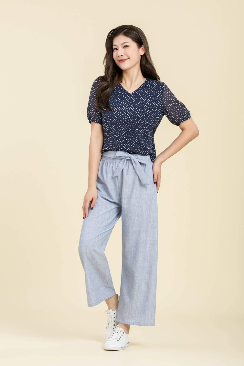 Belt Style Wide-Leg Pants Belt Style Wide-Leg Pants