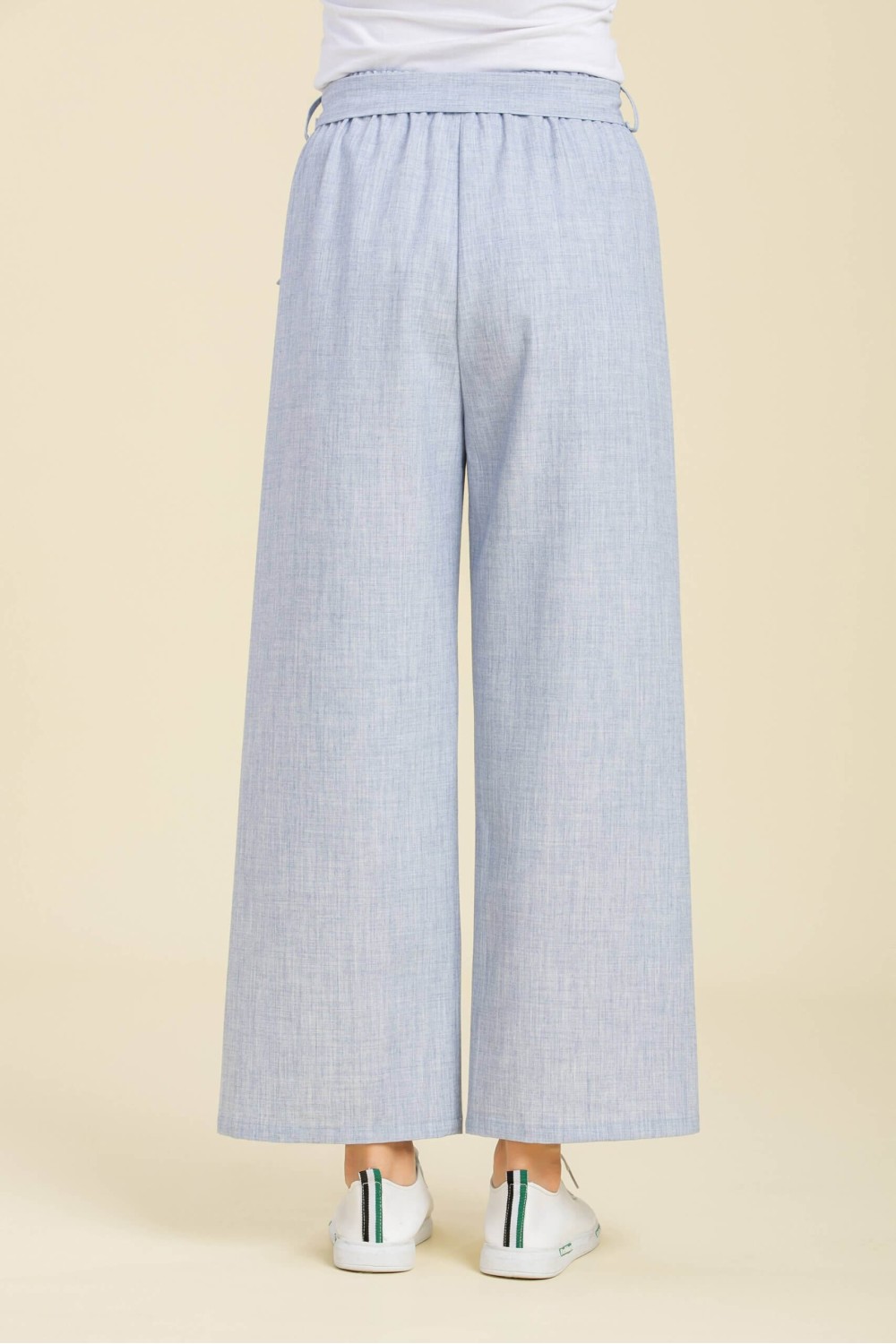 Belt Style Wide-Leg Pants Belt Style Wide-Leg Pants