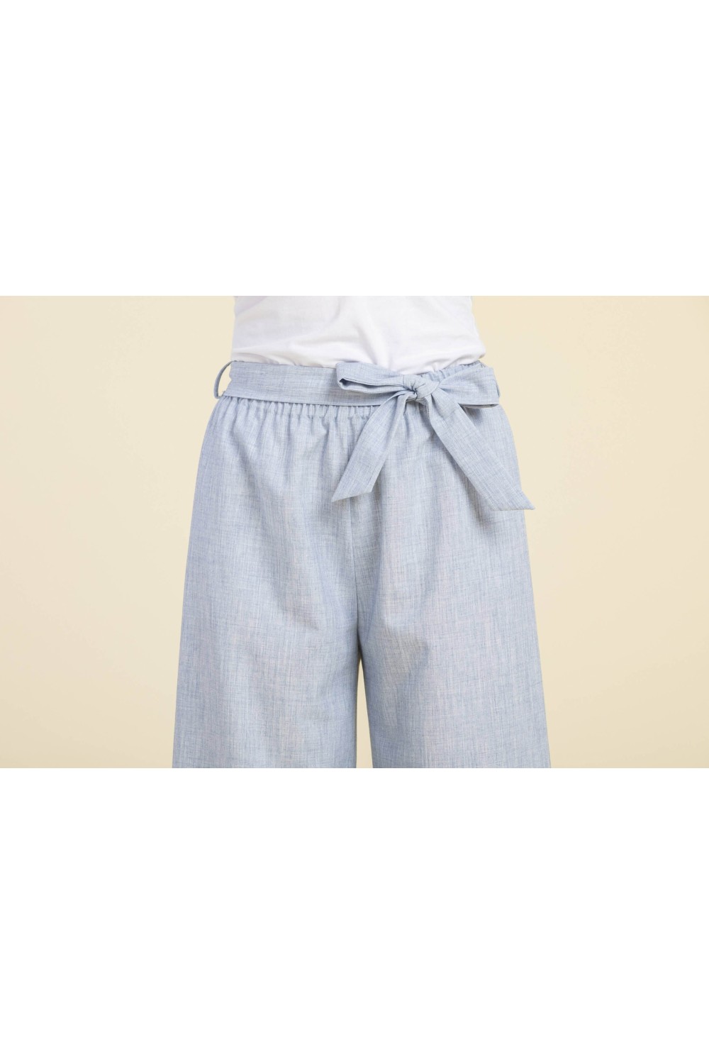 Belt Style Wide-Leg Pants Belt Style Wide-Leg Pants