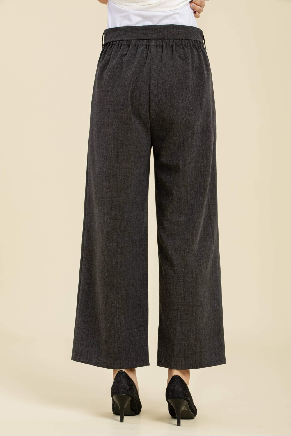 Belt Style Wide-Leg Pants Belt Style Wide-Leg Pants
