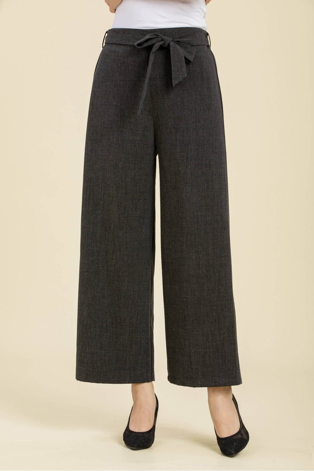 Belt Style Wide-Leg Pants Belt Style Wide-Leg Pants