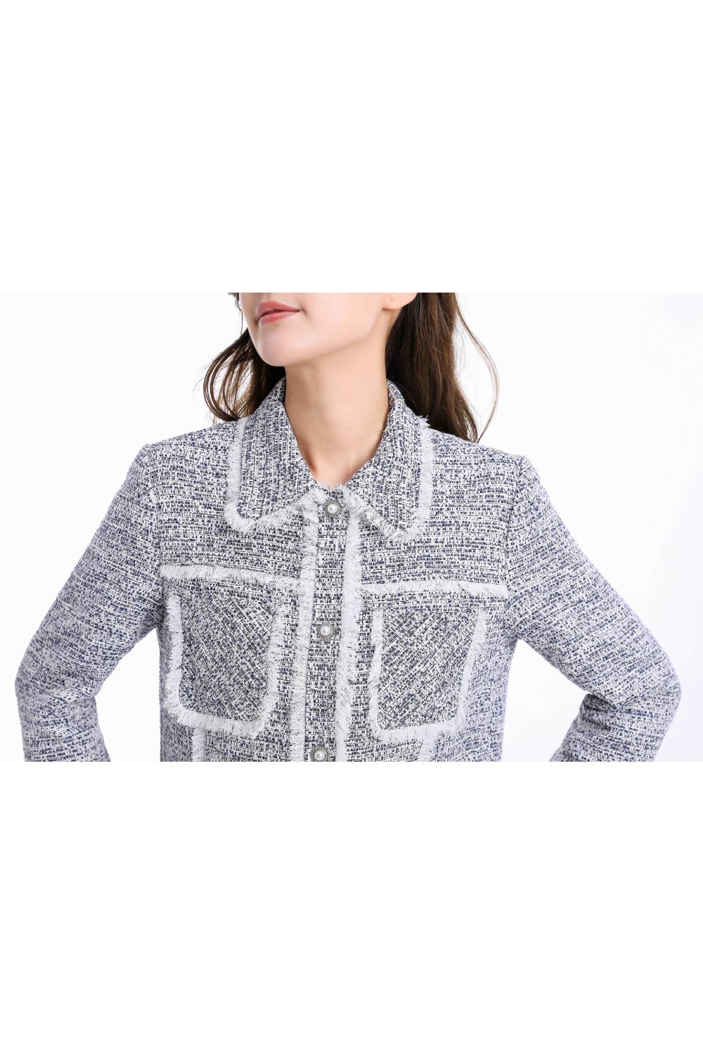 Trimmed Tweed Jacket Trimmed Tweed Jacket