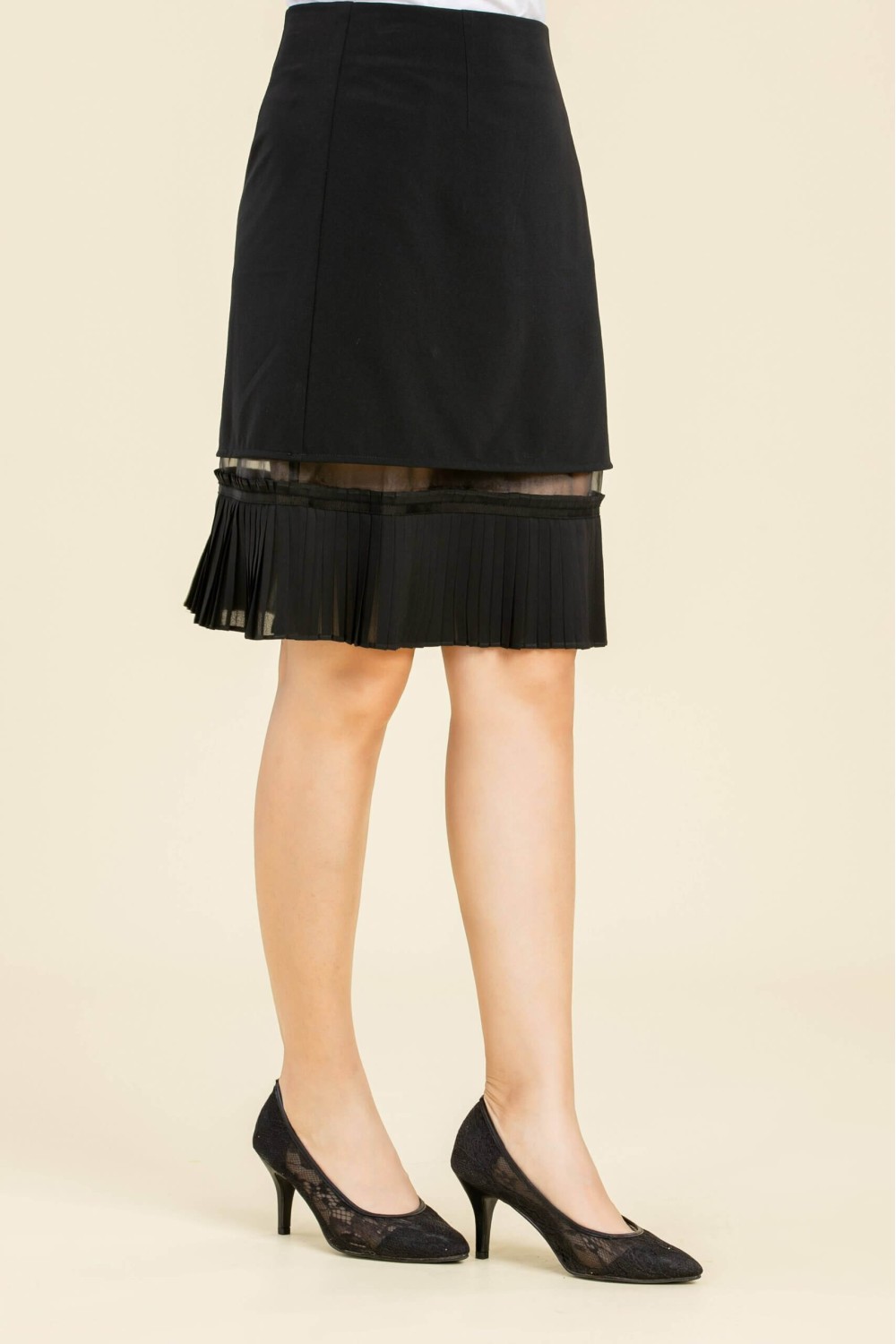 A-Line Knee-Length Skirt A-Line Knee-Length Skirt