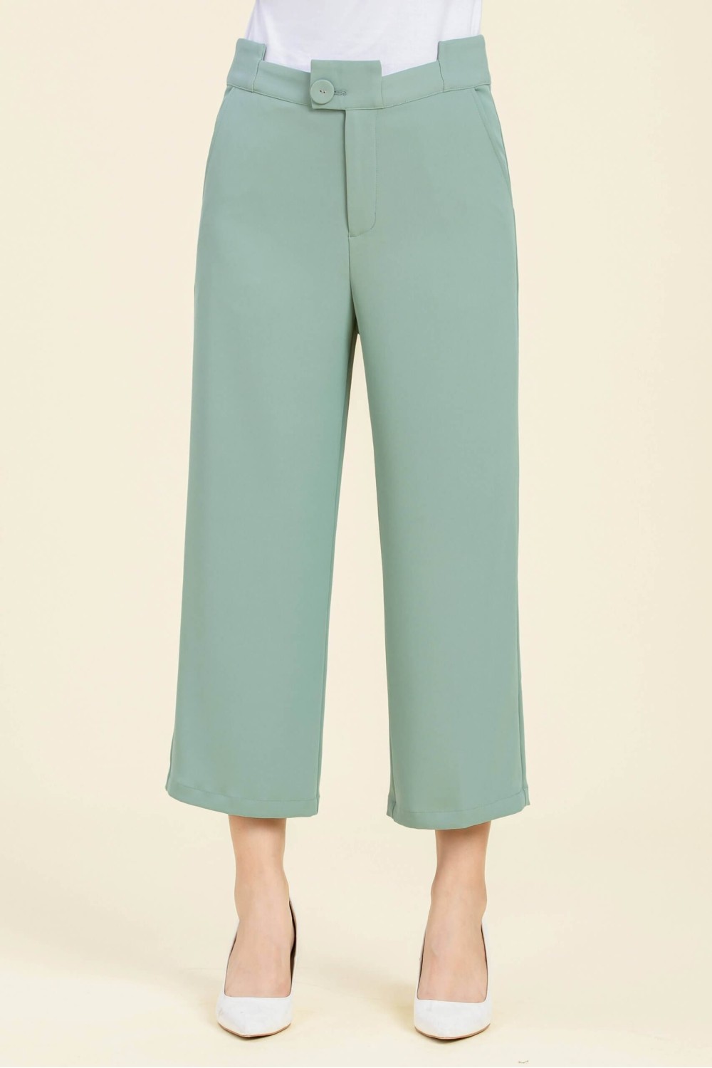 Special Waist Cropped Pants Special Waist Cropped Pants