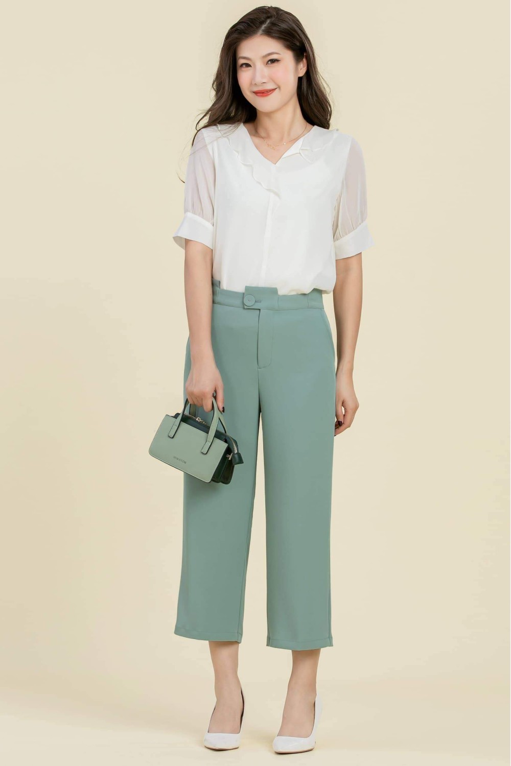 Special Waist Cropped Pants Special Waist Cropped Pants