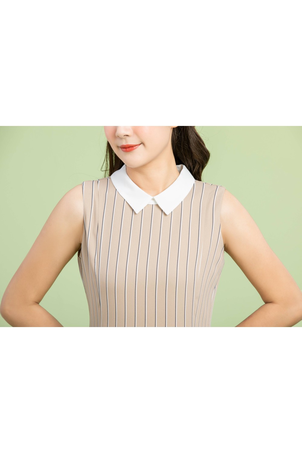 Sleeveless Striped Dress Sleeveless Striped Dress