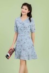 Floral Dress With Ruffles Floral Dress With Ruffles