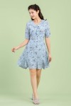 Floral Dress With Ruffles Floral Dress With Ruffles