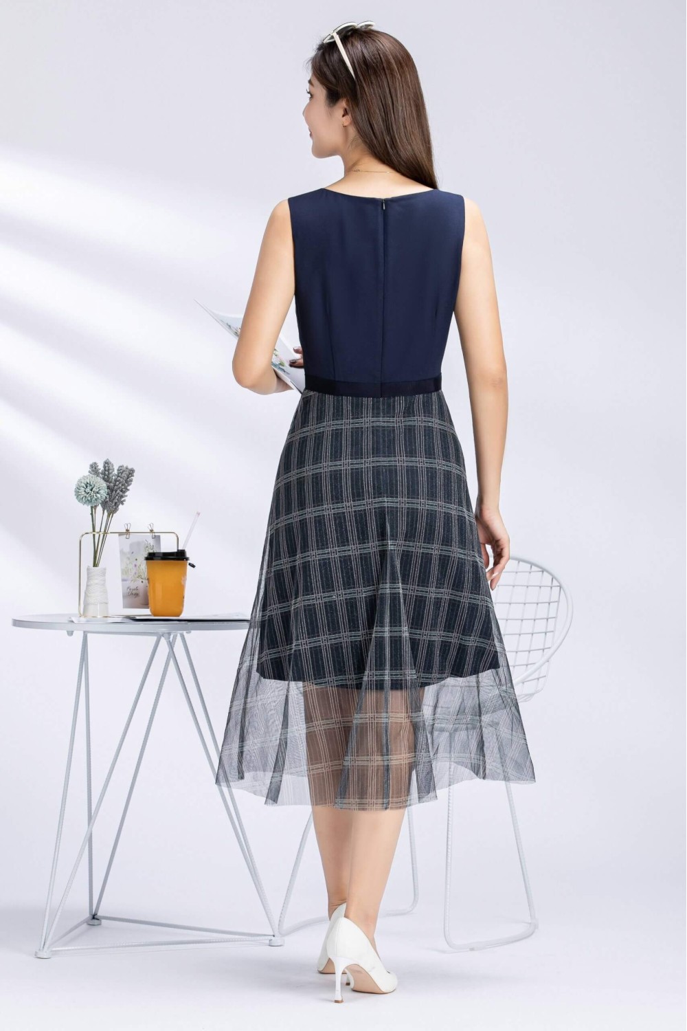 Sleeveless Mesh Dress Sleeveless Mesh Dress