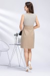 Striped Dress With A Diagonal Front Striped Dress With A Diagonal Front