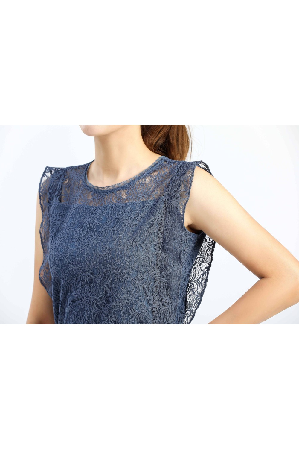 Sleeveless Lace Top