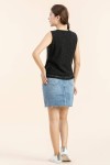 V Neck Sleeveless Blouse With Lace V Neck Sleeveless Blouse With Lace