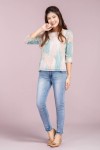 Chiffon Top With Medium Sleeves