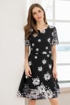 Floral A-Line Dress Floral A-Line Dress
