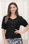 Solid Linen Top Solid Linen Top