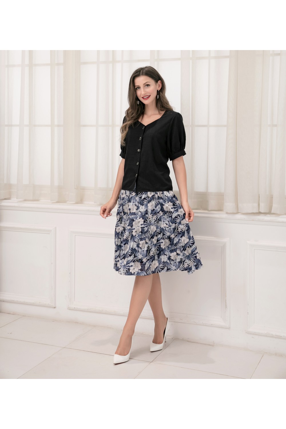 Solid Linen Top Solid Linen Top