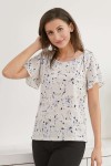 Blouse w/bows on shoulder Blouse w/bows on shoulder