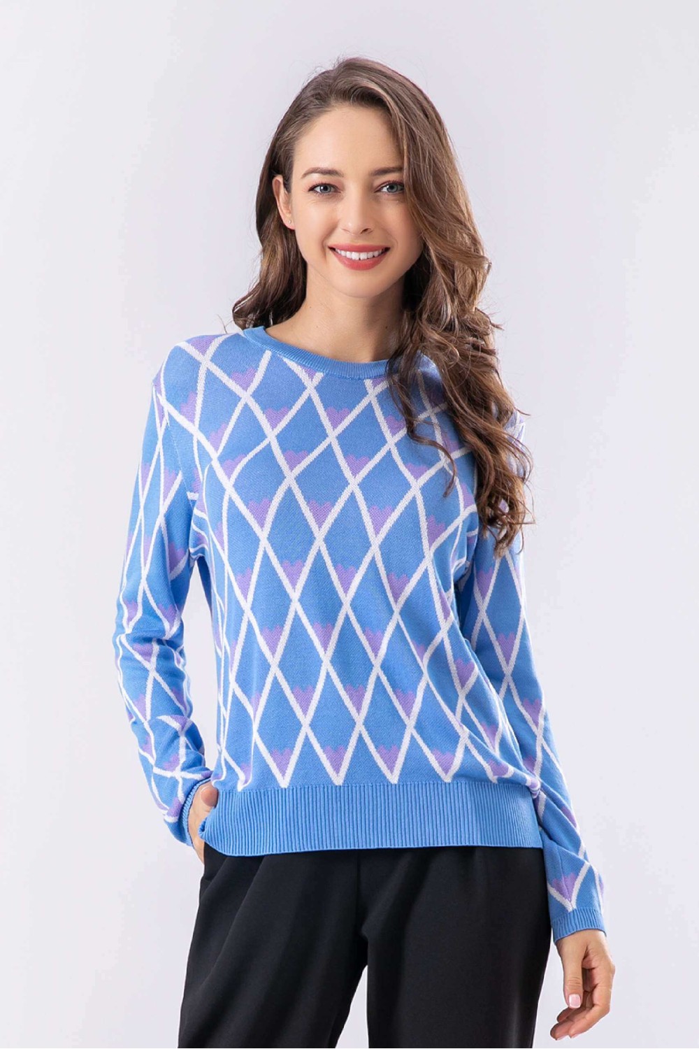 Diamond Pattern Knit Top Diamond Pattern Knit Top
