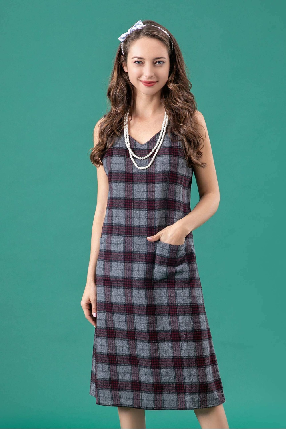 V-neck Sleeveless Dress V-neck Sleeveless Dress