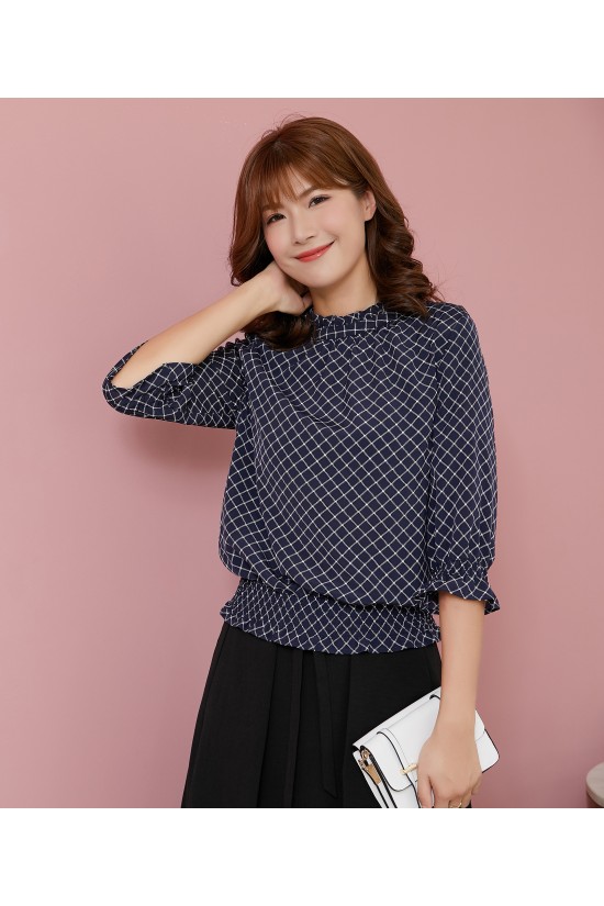 Diamond Pattern Blouse Diamond Pattern Blouse