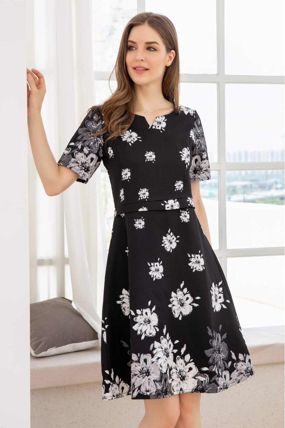 Floral A-Line Dress Floral A-Line Dress