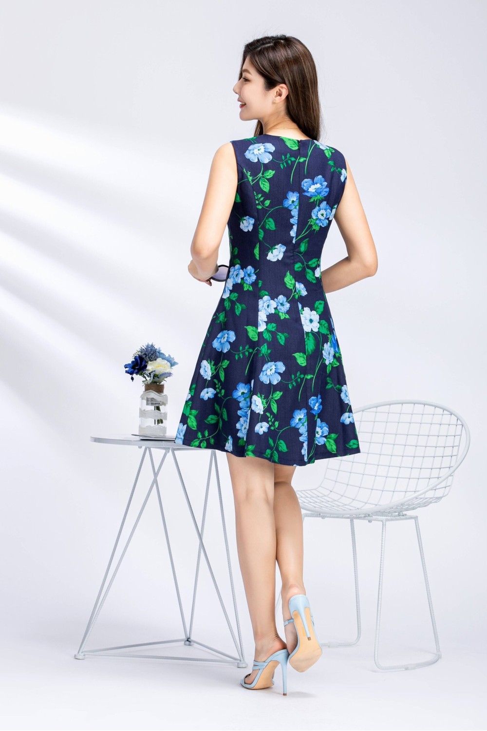 Slim Fit Flare Floral Dress Slim Fit Flare Floral Dress