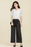 Belt Style Wide-Leg Pants Belt Style Wide-Leg Pants