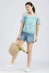 Sleeveless Chiffon Floral Top Sleeveless Chiffon Floral Top