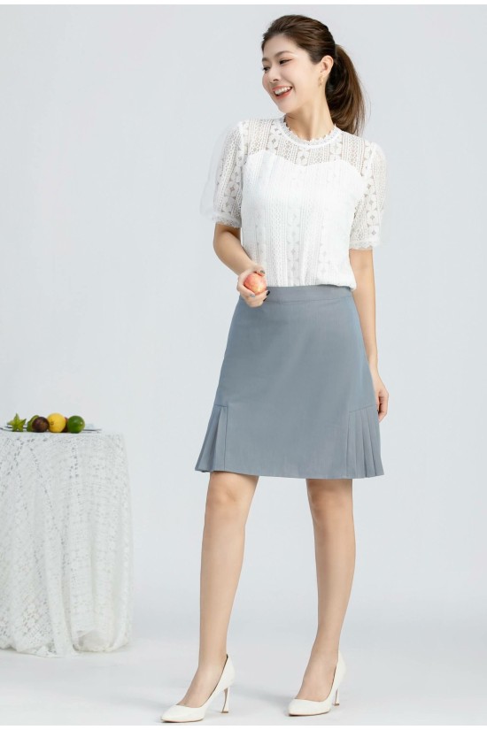 A Hem Pleated Short Pants A Hem Pleated Short Pants
