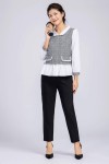 2-In-1 Checks Blouse 2-In-1 Checks Blouse