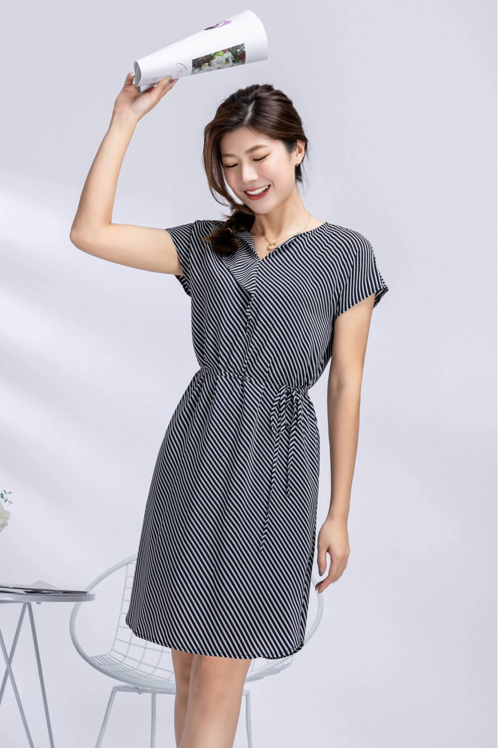 Striped Casual Dress Striped Casual Dress