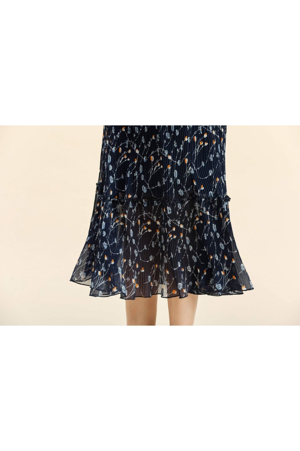 Chiffon Pleated MIDI Dress Chiffon Pleated MIDI Dress