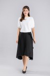 Long Chiffon Skirt W/Tied Waist