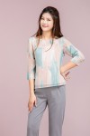 Chiffon Top With Medium Sleeves